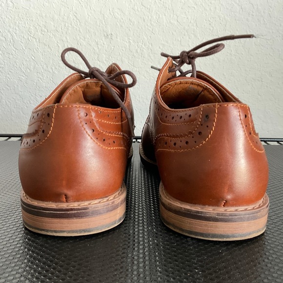 Nunn Bush Mens Comfort Gel Brown Brogue Cap Toe Oxford Dress Shoes 10M main image 11